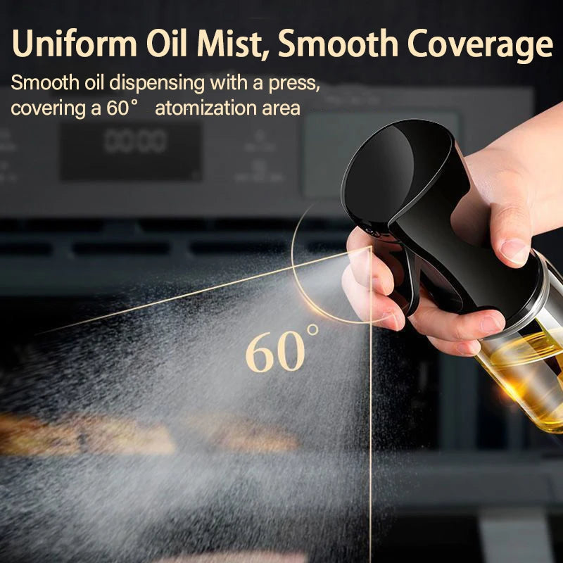 Food Grade Oil Spray Bottle for Cooking – Air Fryer, BBQ & Kitchen (200/300/500ml)