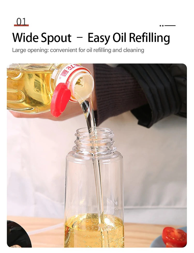 Food Grade Oil Spray Bottle for Cooking – Air Fryer, BBQ & Kitchen (200/300/500ml)