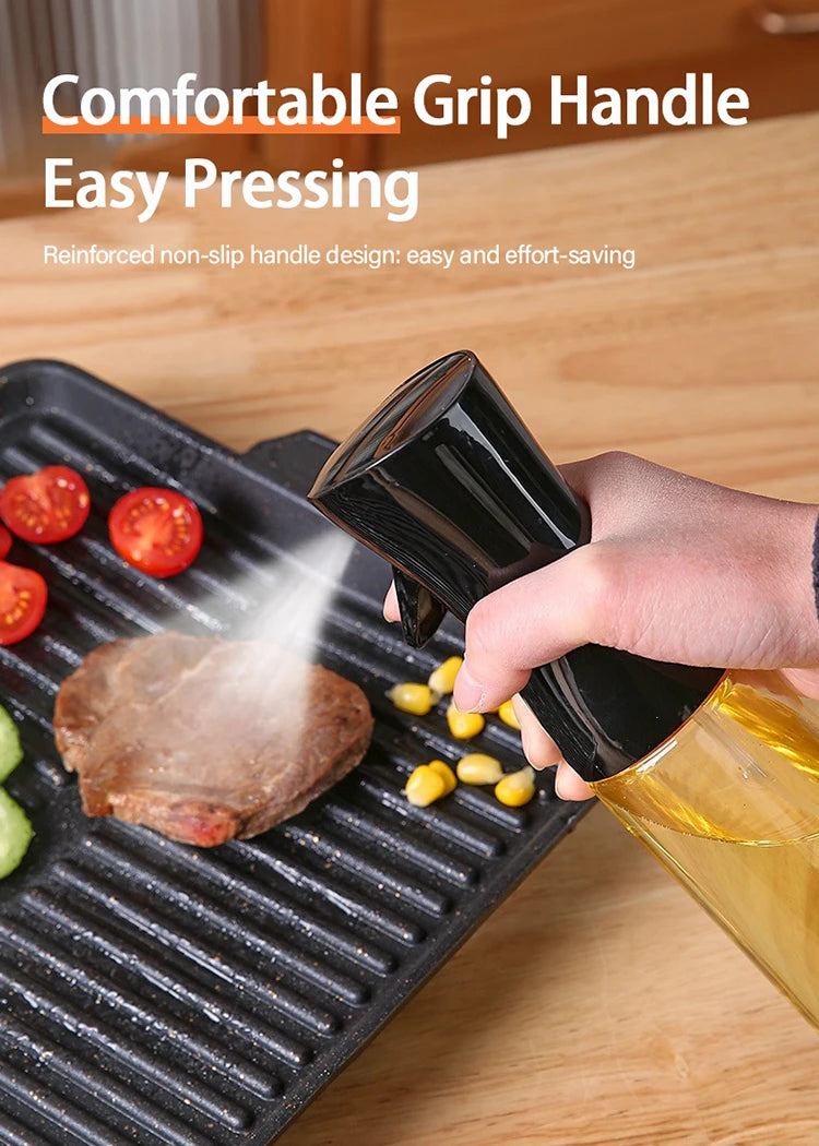 Food Grade Oil Spray Bottle for Cooking – Air Fryer, BBQ & Kitchen (200/300/500ml)