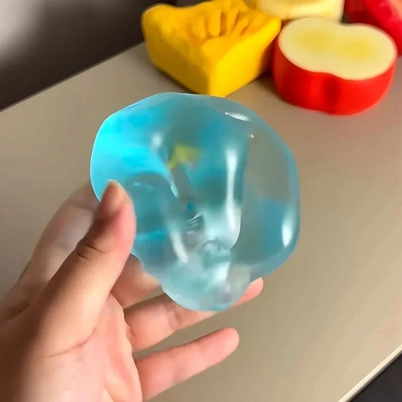 Squishy Toys Anti Stress Sensory Fidgets Toy Soft Simulated Transparent Slow-rebound Sensory Fidgets Stress Relief Gifts New