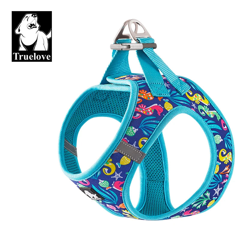 Truelove No-Pull Dog Harness – Soft Mesh, Reflective & Adjustable for Small to Medium Dogs