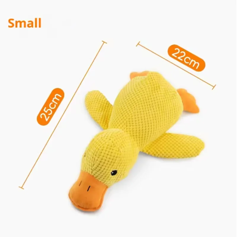 Dog Toy Stomping Duck Bite Resistant Grinding Teeth Cleaning Large Dog Interactive Entertainment Puppy Boredom Pet Plush Toy