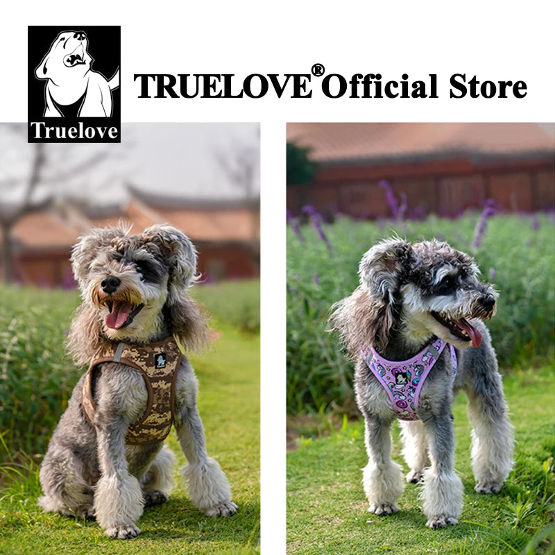 Truelove No-Pull Dog Harness – Soft Mesh, Reflective & Adjustable for Small to Medium Dogs