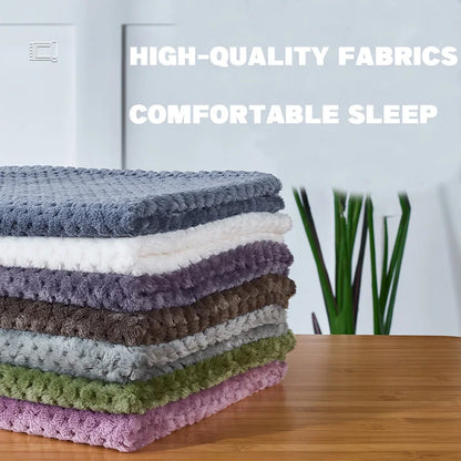 Soft Plush Pet Blanket – Washable Dog & Cat Sofa Pad