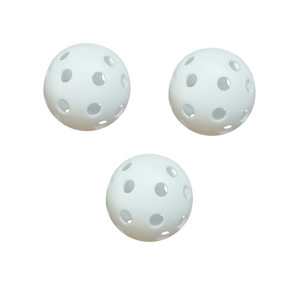 Indoor Pickleball Balls – 26-Hole Design, 3/6/12 Pack, Colorful & Durable 72mm Training Balls