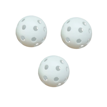 Indoor Pickleball Balls – 26-Hole Design, 3/6/12 Pack, Colorful & Durable 72mm Training Balls