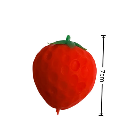 Oversized Strawberry Squishy Stress Relief Fidget Toy