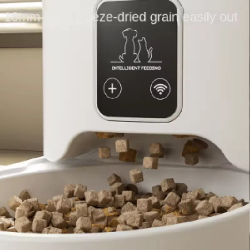 New 4L Button/WIFI Automatic Pet Feeder Smart Intelligent Cat And Dog Food Dispenser for Cats And Dogs