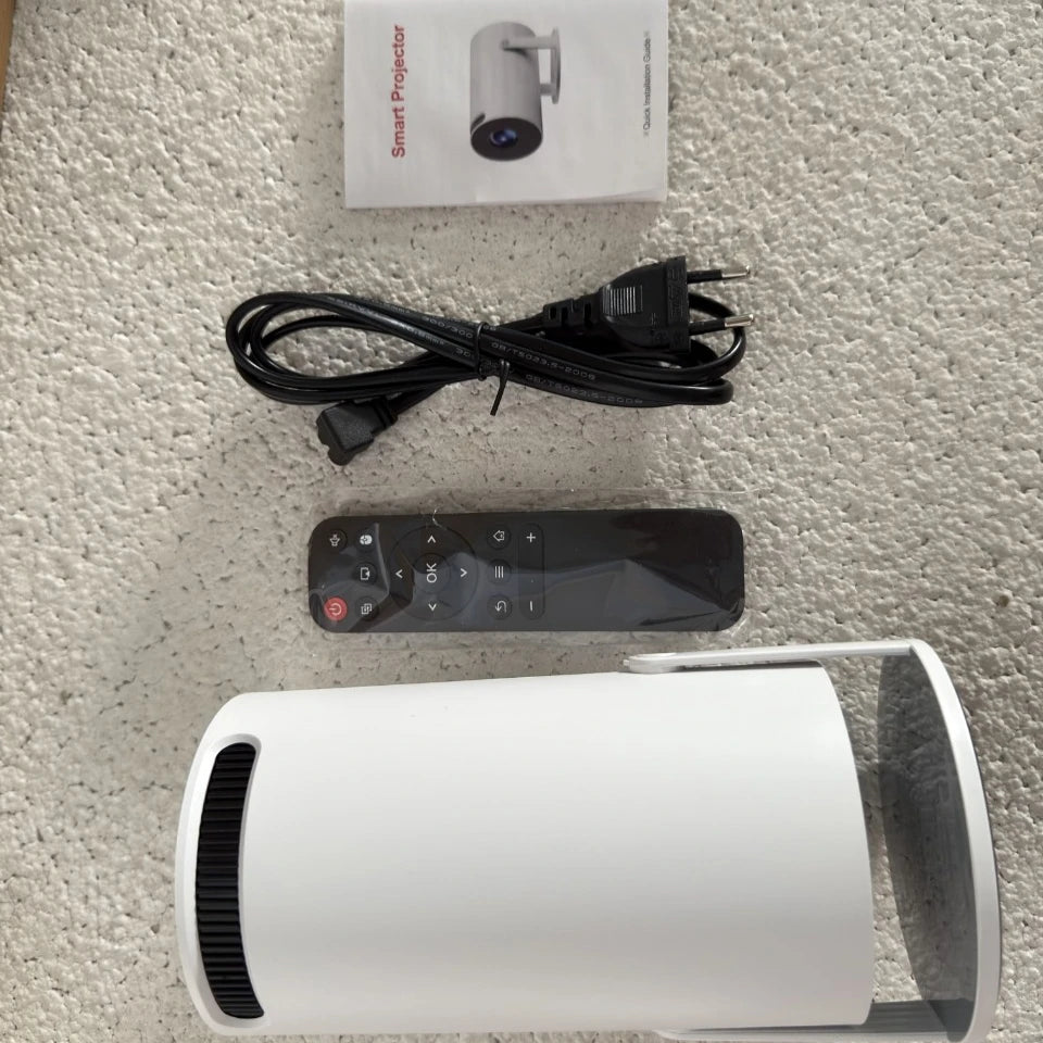 HY300A Smart Mini Projector – Android 9.0, WiFi Streaming & 1080P for Movie Nights Anywhere