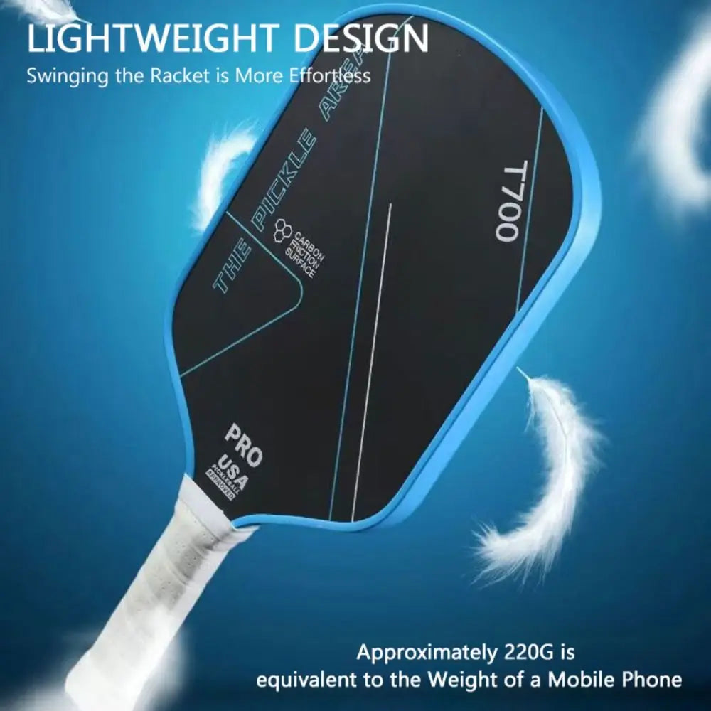 Pickleball Paddle T700 Carbon Fiber 16MM – USAPA Approved, Frosted Surface, Lightweight