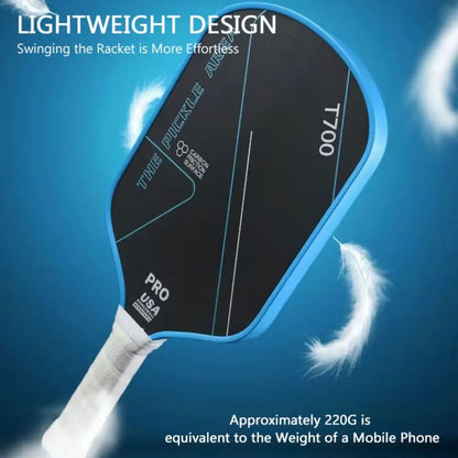 Pickleball Paddle T700 Carbon Fiber 16MM – USAPA Approved, Frosted Surface, Lightweight