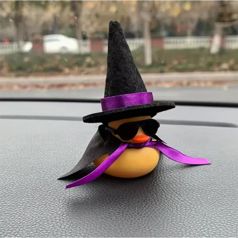 Rubber Duck Car Dashboard Ornament – Cute Mini Duck Decor for Car, Desk & Office