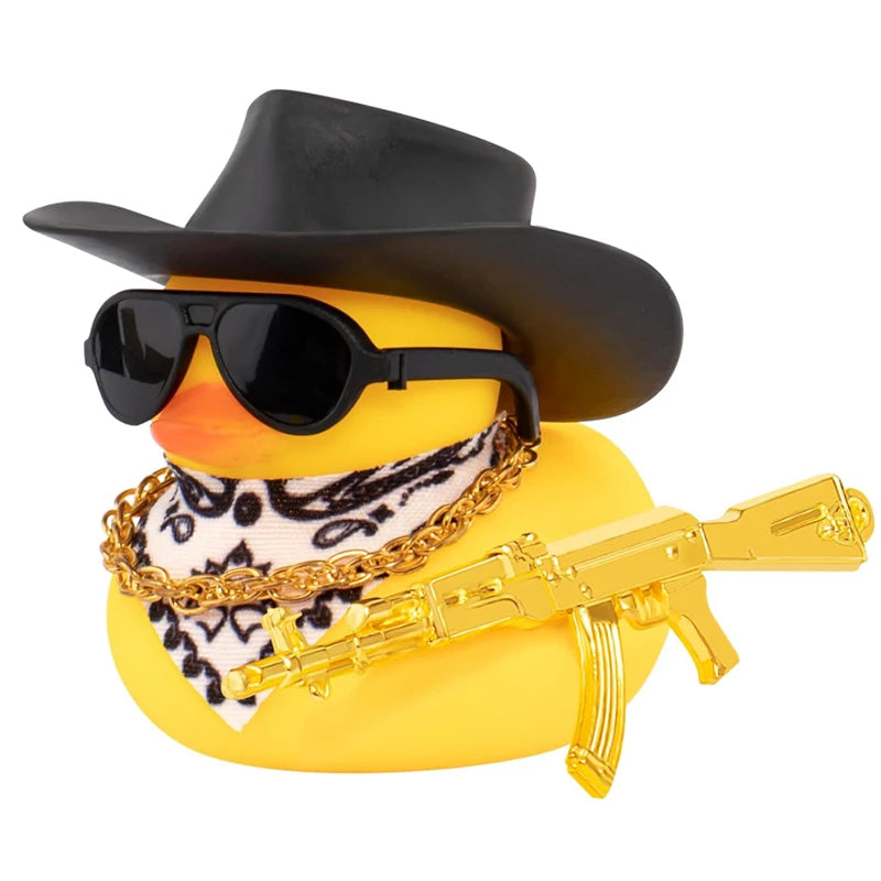 Rubber Duck Car Dashboard Ornament – Cute Mini Duck Decor for Car, Desk & Office
