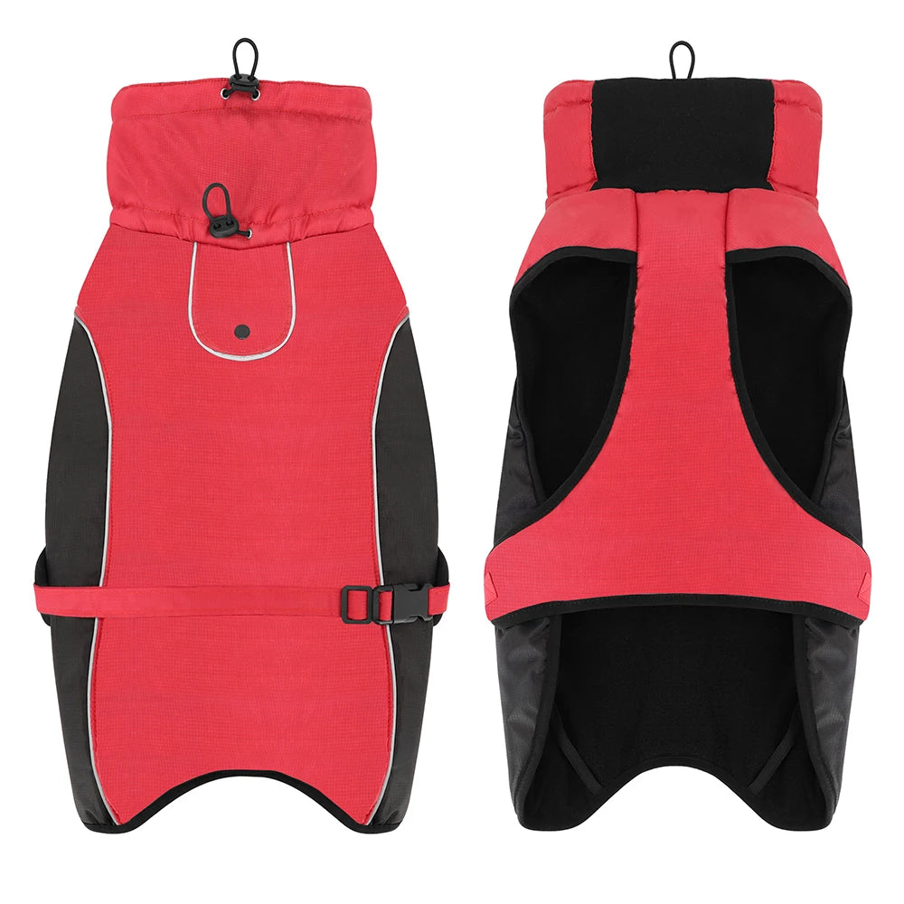 Waterproof Reflective Raincoat for Large Dogs – XL to 6XL
