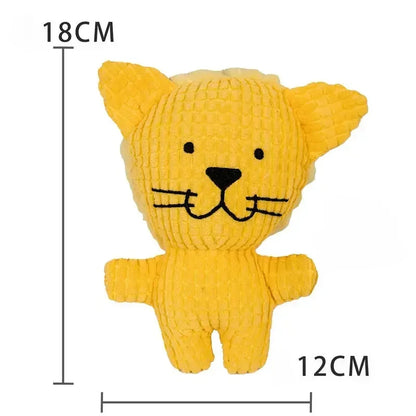 New dog and cat plush sound toy for teething puppy; self-entertainment and boredom relief device for small and medium-sized dogs