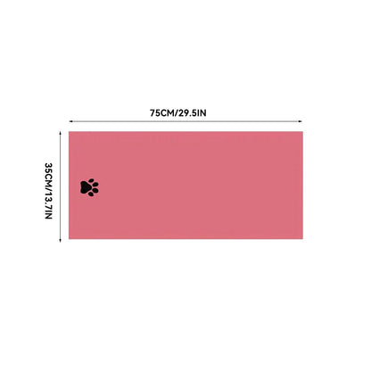 35*75cm/50*100cm  Dogs Grooming Supplies Microfiber Pet Bath Towel Embroidered Super Soft Absorbent Cat For