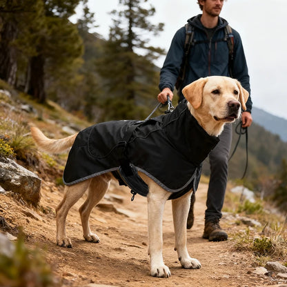Dog Raincoat Windbreaker – Reflective Jacket for All Dog Sizes
