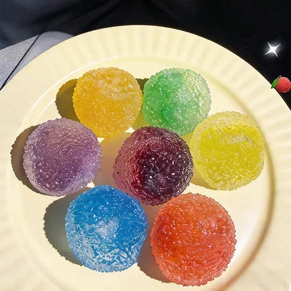 Squishy Ice Noisy Ball Maltose Fidgets Toy blind box Soft Slow-rebound Squeeze Anti-Stress Toy Adults Hand Exercise Gift