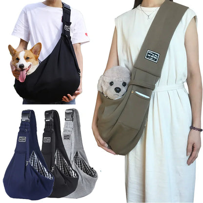 Breathable Pet Carrier Bag – Crossbody Sling for Small Dogs & Cats, Outdoor Travel