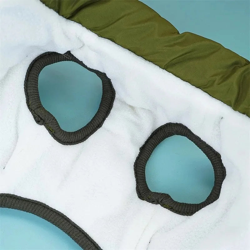 Waterproof Dog Jacket with Built-In Harness – Winter Coat for Large Dogs