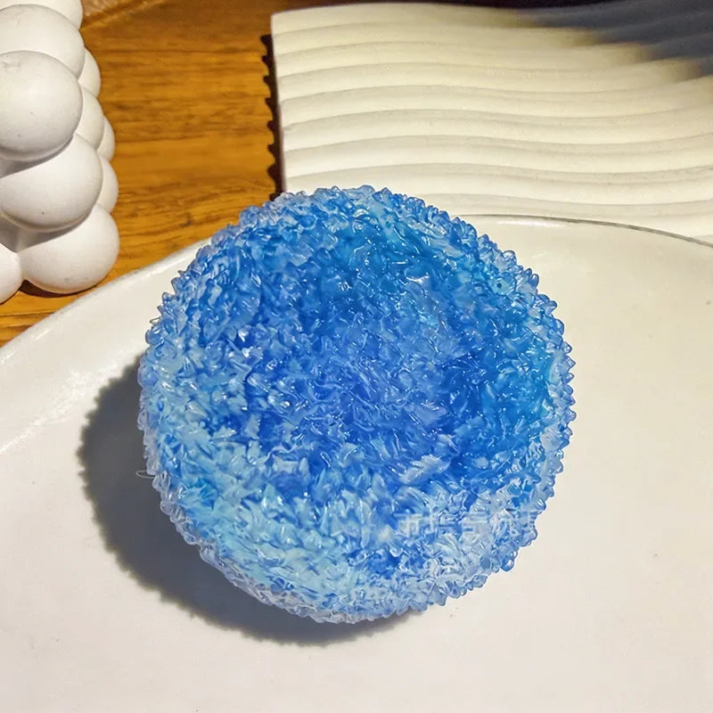 Squishy Ice Noisy Ball Maltose Fidgets Toy blind box Soft Slow-rebound Squeeze Anti-Stress Toy Adults Hand Exercise Gift