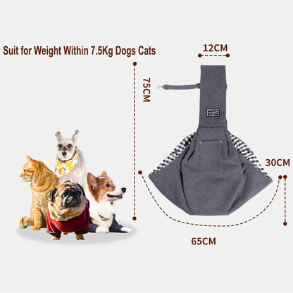 Breathable Pet Carrier Bag – Crossbody Sling for Small Dogs & Cats, Outdoor Travel