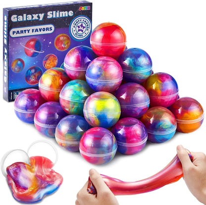 Stretchy Slime Balls Party Favors, 24 or 36 Pack – Non-Sticky, No-Mess Slime
