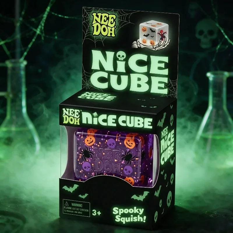 Halloween Ghost Nee Doh Cube – Slow Rebound Sensory Fidget Toy