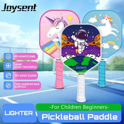 Kids Pickleball Paddle – Ultralight 14mm Carbon Fiber Racket for Boys & Girls