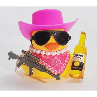 Rubber Duck Car Dashboard Ornament – Cute Mini Duck Decor for Car, Desk & Office