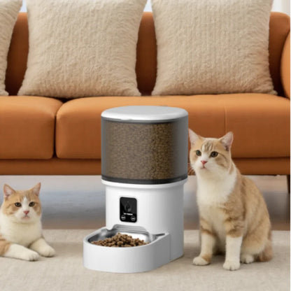 New 4L Button/WIFI Automatic Pet Feeder Smart Intelligent Cat And Dog Food Dispenser for Cats And Dogs
