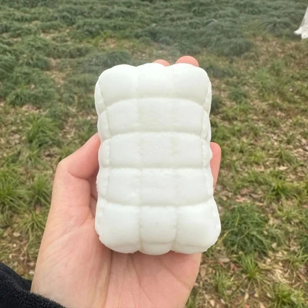 Squishy Soap Fidget Toy Milk White Squishy Texture Squeeze Toys Square Soap Relieve Anxiety Stress Relieving Toy