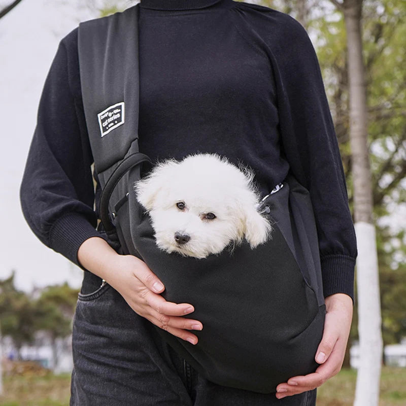 Breathable Pet Carrier Bag – Crossbody Sling for Small Dogs & Cats, Outdoor Travel