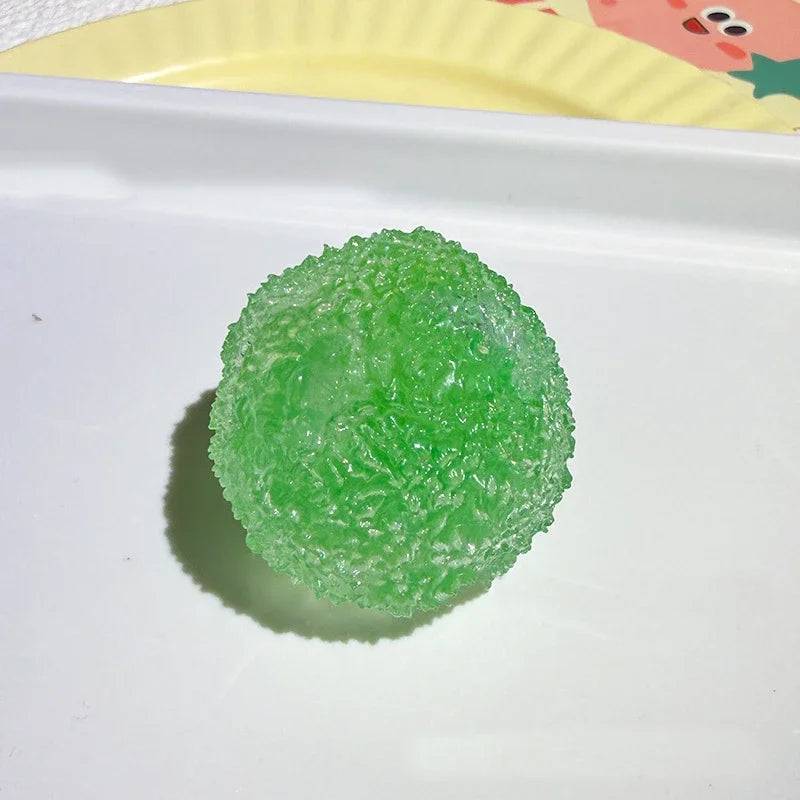 Squishy Ice Noisy Ball Maltose Fidgets Toy blind box Soft Slow-rebound Squeeze Anti-Stress Toy Adults Hand Exercise Gift