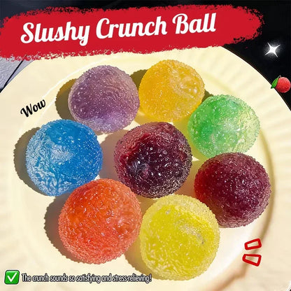 Squishy Ice Noisy Ball Maltose Fidgets Toy blind box Soft Slow-rebound Squeeze Anti-Stress Toy Adults Hand Exercise Gift