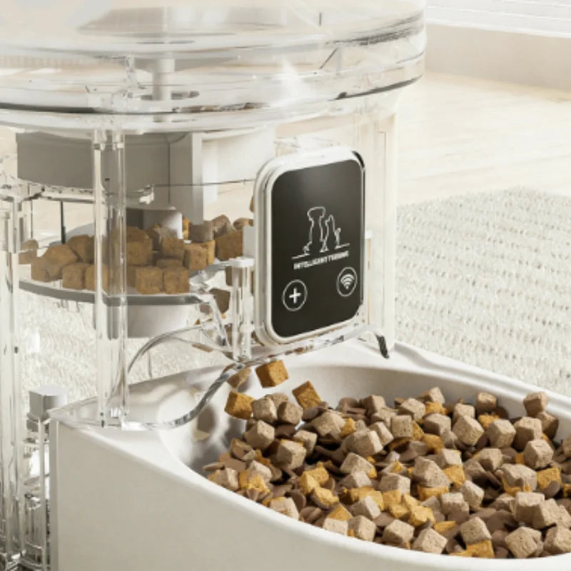 New 4L Button/WIFI Automatic Pet Feeder Smart Intelligent Cat And Dog Food Dispenser for Cats And Dogs