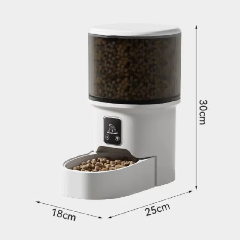 New 4L Button/WIFI Automatic Pet Feeder Smart Intelligent Cat And Dog Food Dispenser for Cats And Dogs