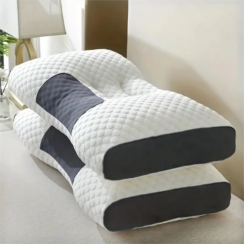 Ergonomic Neck Pillow Set of 2 – Contour Support for Side & Back Sleepers