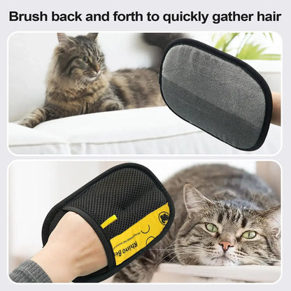 Pet Hair Removal Gloves – Static Lint Remover for Cats & Dogs