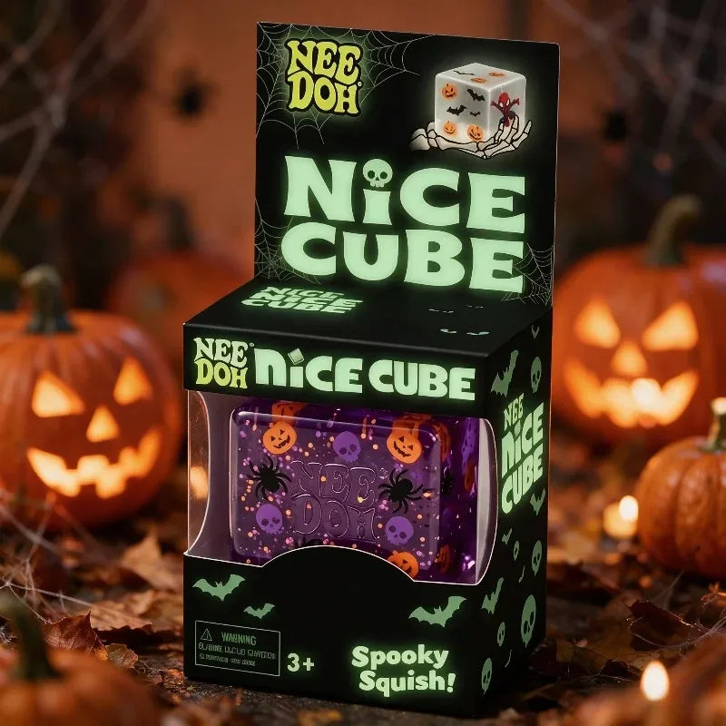 Halloween Ghost Nee Doh Cube – Slow Rebound Sensory Fidget Toy