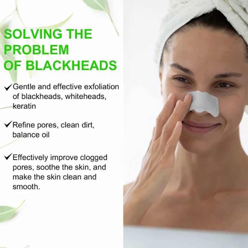 30Pcs Hydrocolloid Nose Patches – Blackhead Removal & Deep Pore Cleansing Strips