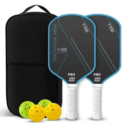 Pickleball Paddle T700 Carbon Fiber 16MM – USAPA Approved, Frosted Surface, Lightweight