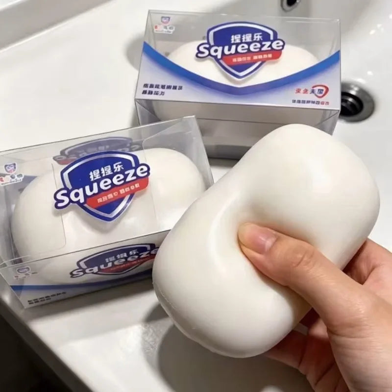 New ASMR Crunchy Soap Ball Squishy Stress Ball Filled Soft Squeeze Fidget Toy Anti-Stress Anxiety Relief Hand Decompression Toys