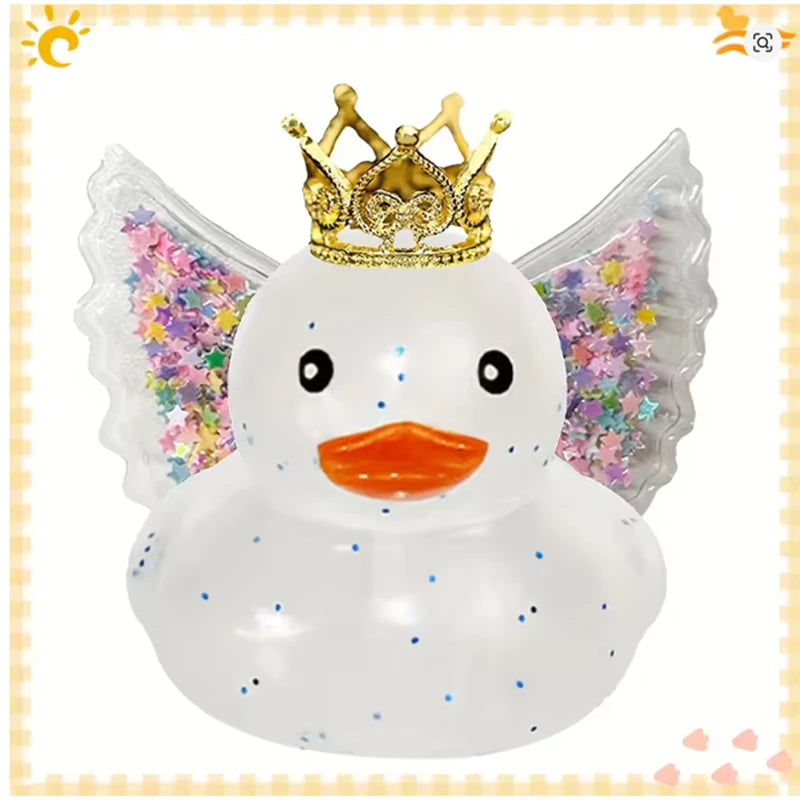 Rubber Duck Car Dashboard Ornament – Cute Mini Duck Decor for Car, Desk & Office