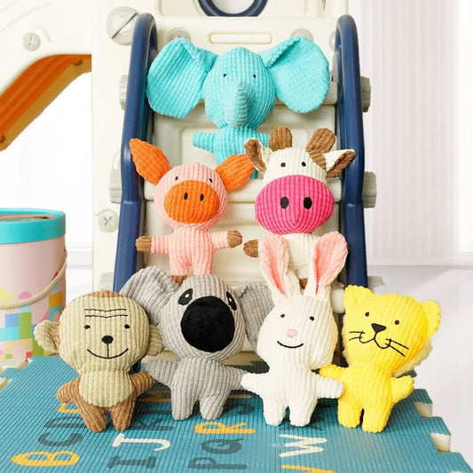 New dog and cat plush sound toy for teething puppy; self-entertainment and boredom relief device for small and medium-sized dogs