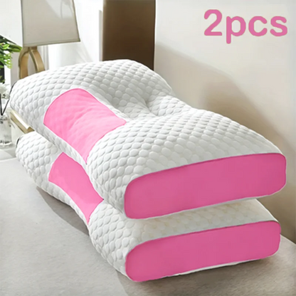 Ergonomic Neck Pillow Set of 2 – Contour Support for Side & Back Sleepers