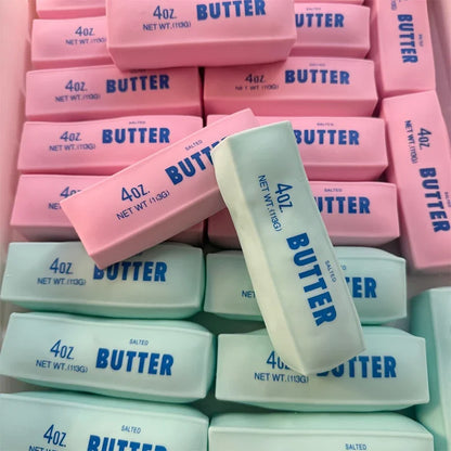 Butter Stick Squishy Stress Ball Fidget Toy Crunchy Squeeze round Blocks Anti Stress ASMR Hand Relaxation Gift for Stress Reli