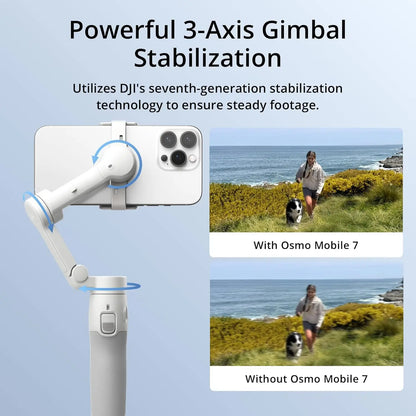 DJI Osmo Mobile 7 / 7P Smartphone Gimbal Stabilizer – 3-Axis, Original Brand New