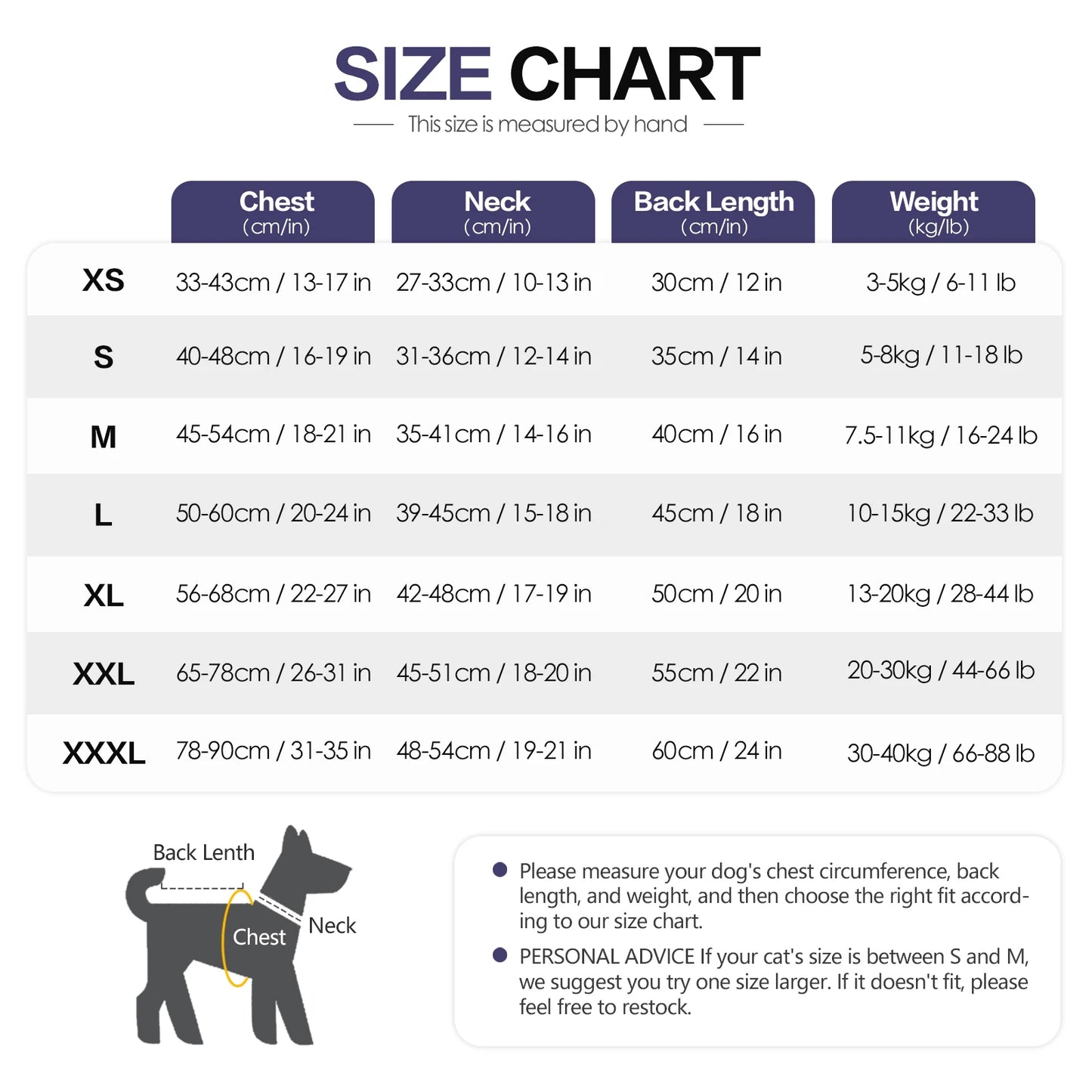 Dog Anxiety Vest & Calming Coat for Dogs and Cats