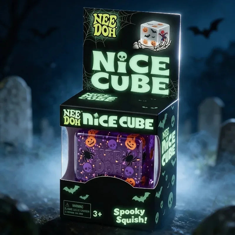 Halloween Ghost Nee Doh Cube – Slow Rebound Sensory Fidget Toy